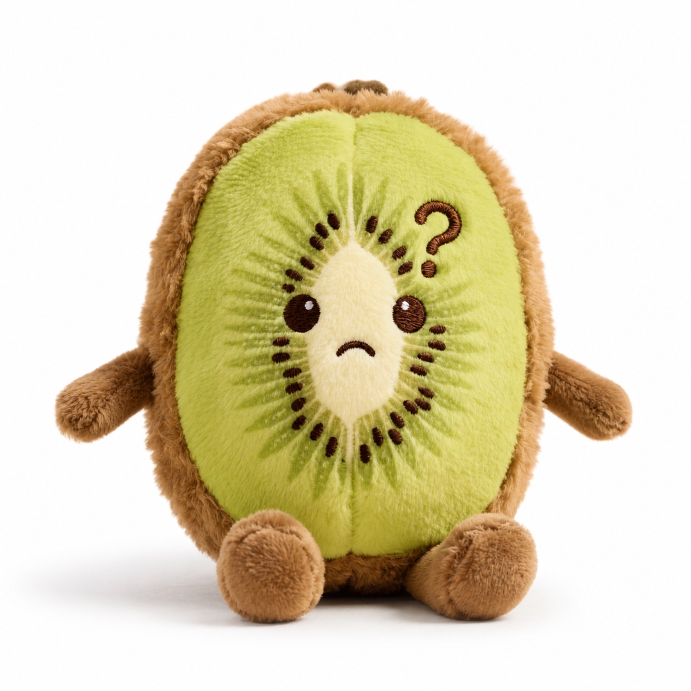 PLUSHIP Kiwi Slice Plush Toy - product view 01