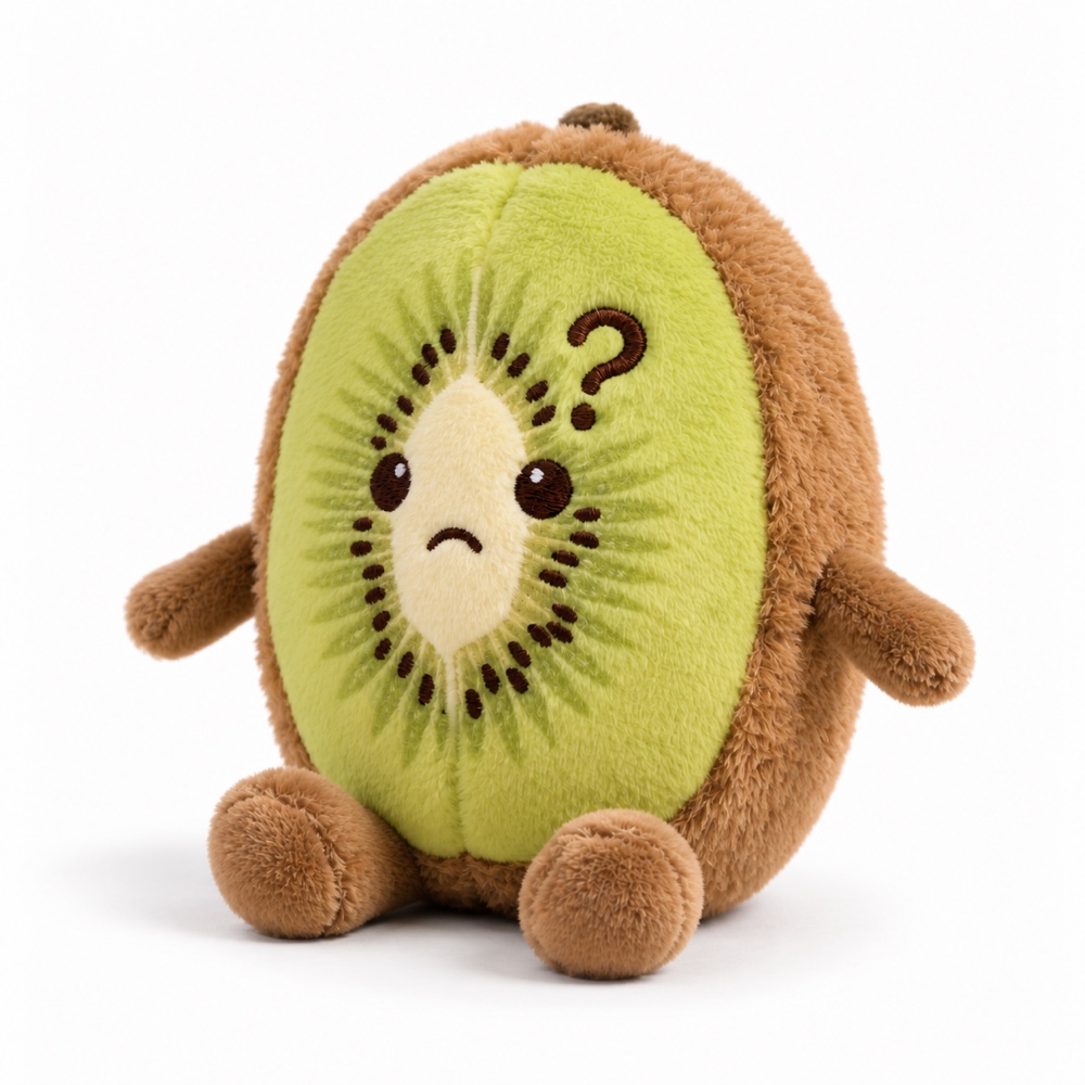 PLUSHIP Kiwi Slice Plush Toy - product view 02