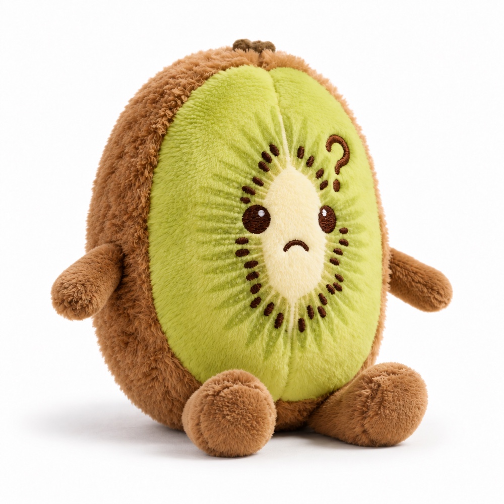 PLUSHIP Kiwi Slice Plush Toy - product view 04