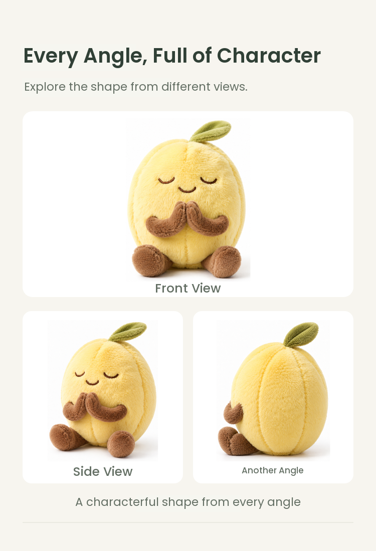PLUSHIP Lemon Plush Toy - detail 04