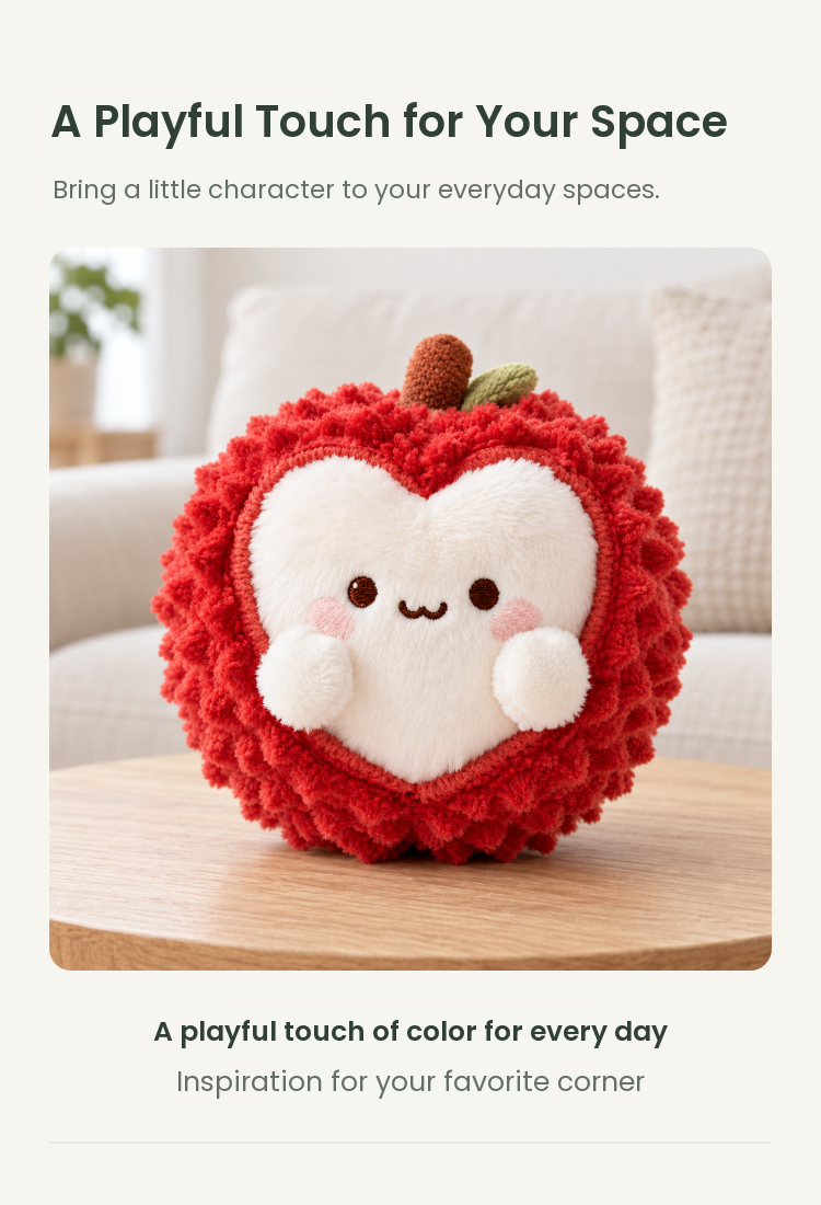 PLUSHIP Lychee Plush Toy - detail 05