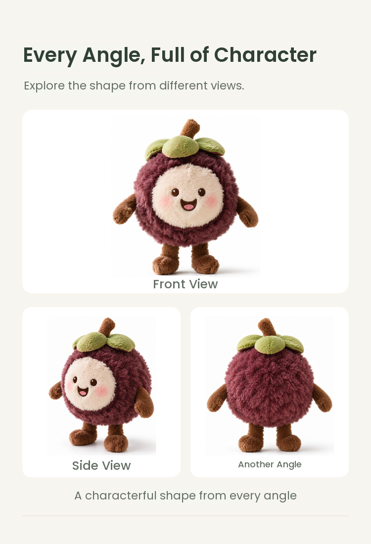 PLUSHIP Mangosteen Plush Toy - detail 04