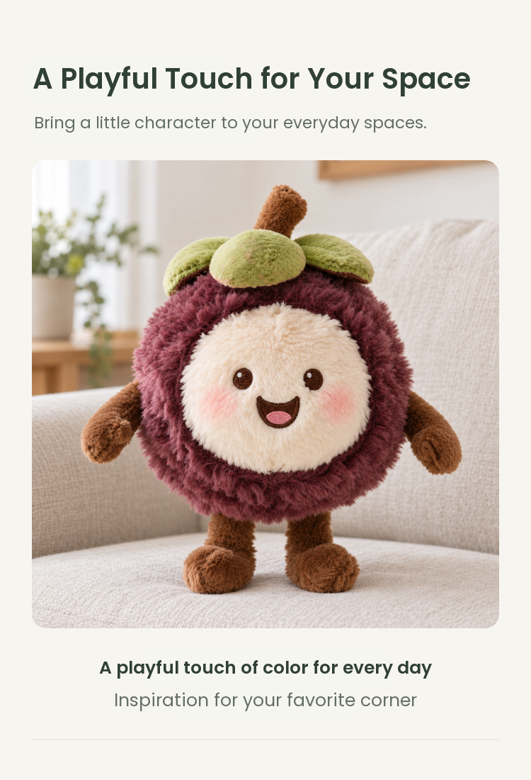 PLUSHIP Mangosteen Plush Toy - detail 05