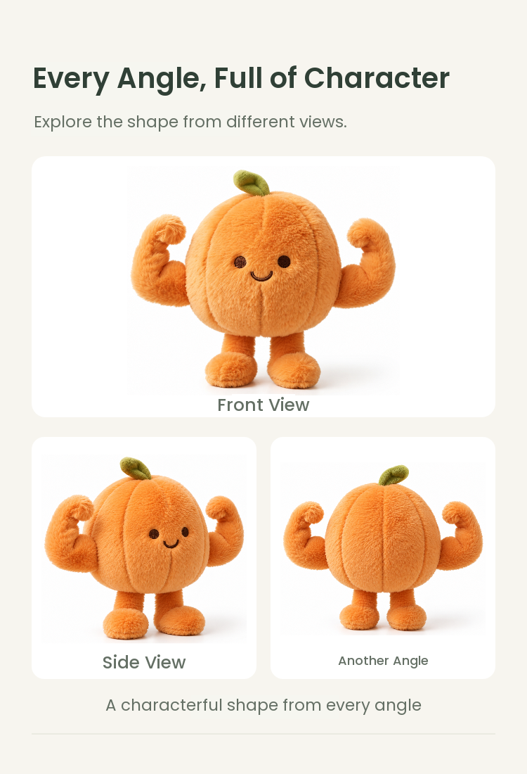 PLUSHIP Muscle Mandarin Plush Toy - detail 04