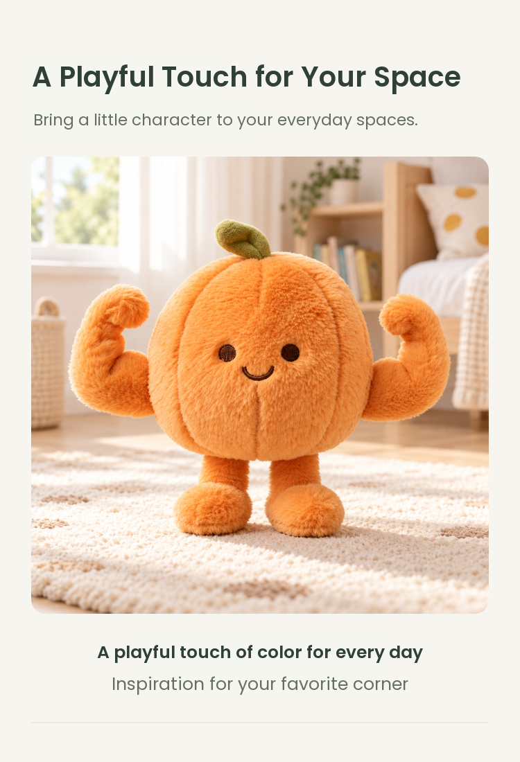 PLUSHIP Muscle Mandarin Plush Toy - detail 05