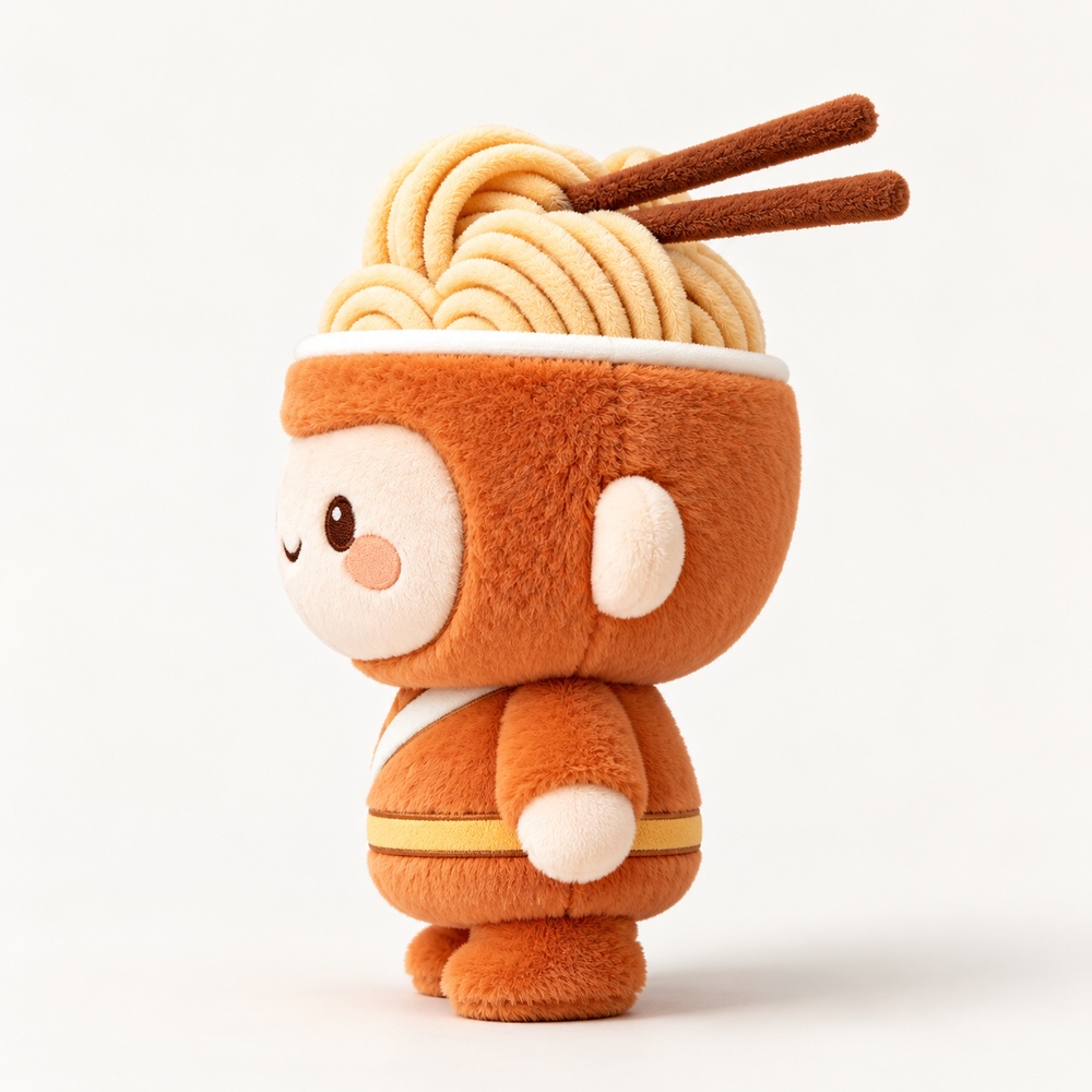 PLUSHIP Noodle Doll Plush Toy – Crossbody Strap - product view 03