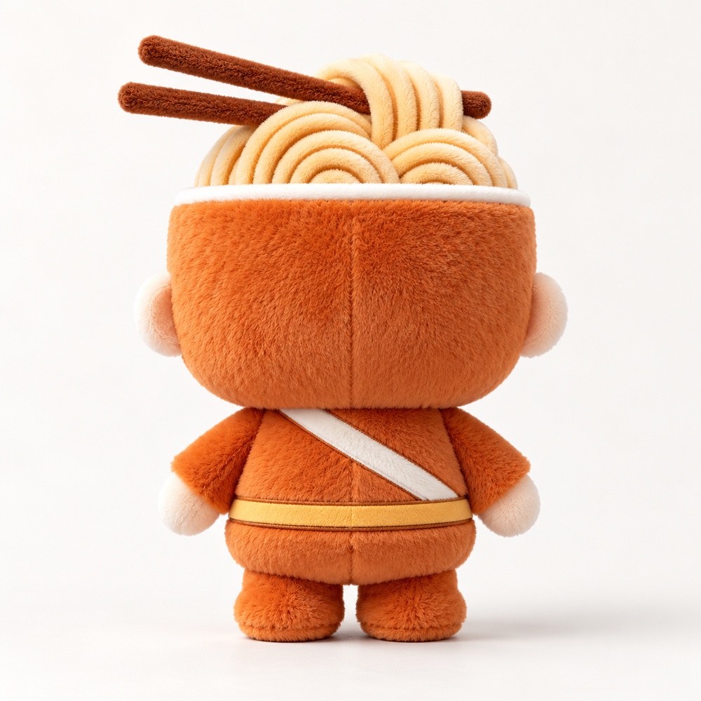 PLUSHIP Noodle Doll Plush Toy – Crossbody Strap - product view 04