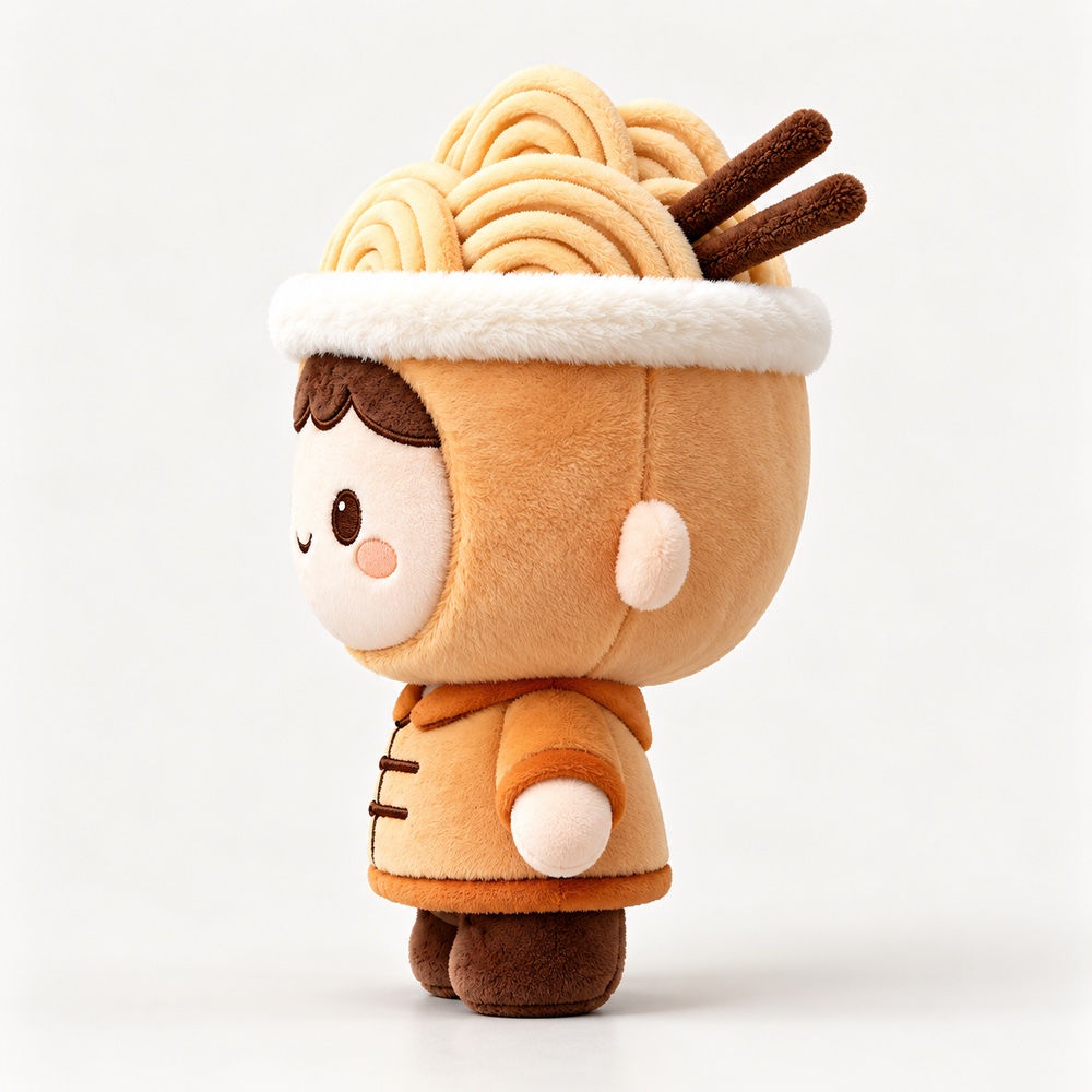 PLUSHIP Noodle Doll Plush Toy – Toggle Jacket - product view 03