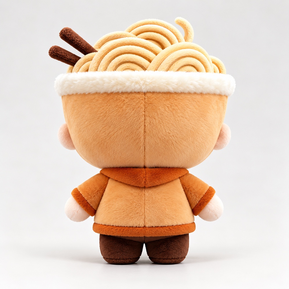 PLUSHIP Noodle Doll Plush Toy – Toggle Jacket - product view 04