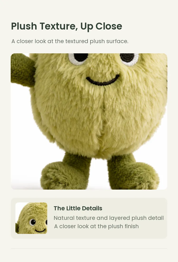 PLUSHIP Olive Plush Toy - detail 2