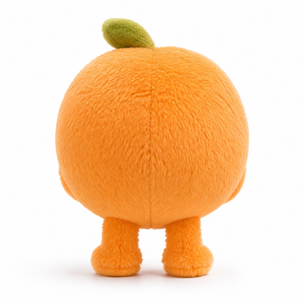 PLUSHIP Orange Plush Toy with a Heart - product view 05