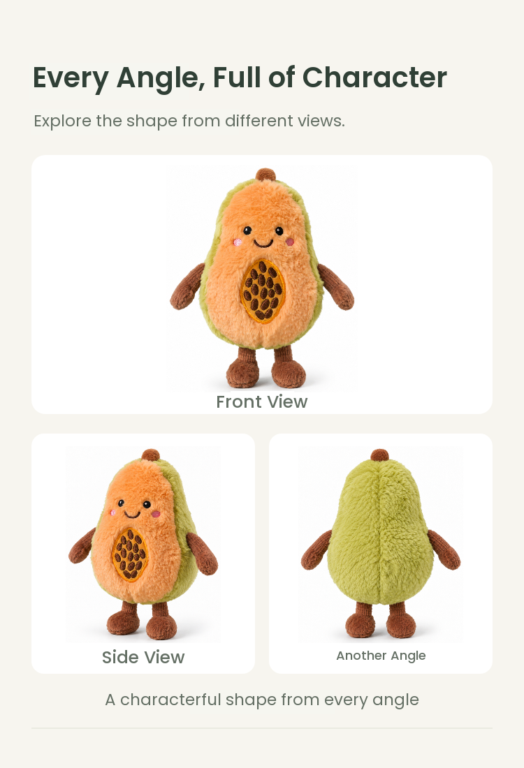 PLUSHIP Papaya Plush Toy - detail 04