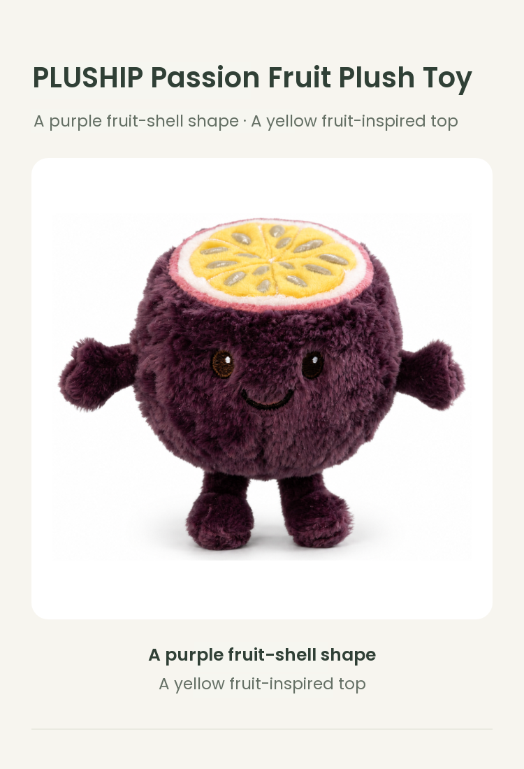 PLUSHIP Passion Fruit Plush Toy - detail 01