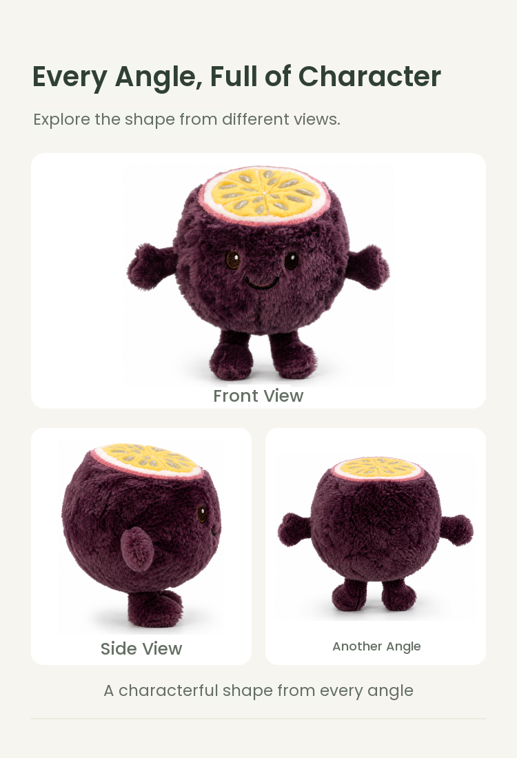 PLUSHIP Passion Fruit Plush Toy - detail 04