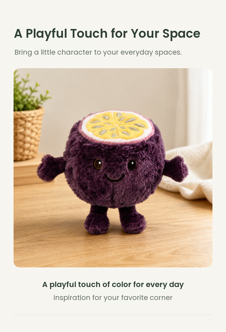 PLUSHIP Passion Fruit Plush Toy - detail 05