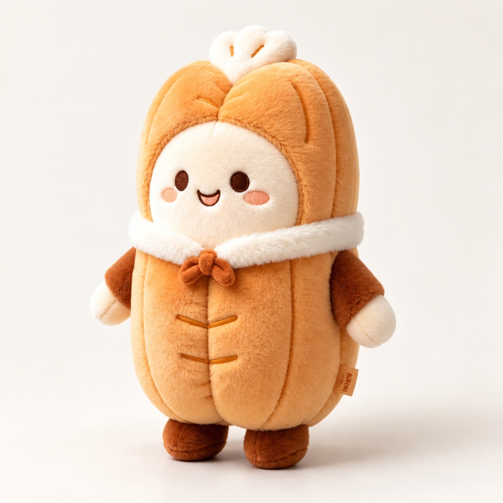 PLUSHIP Pastry Doll Plush Toy – Toggle Buttons - product view 01