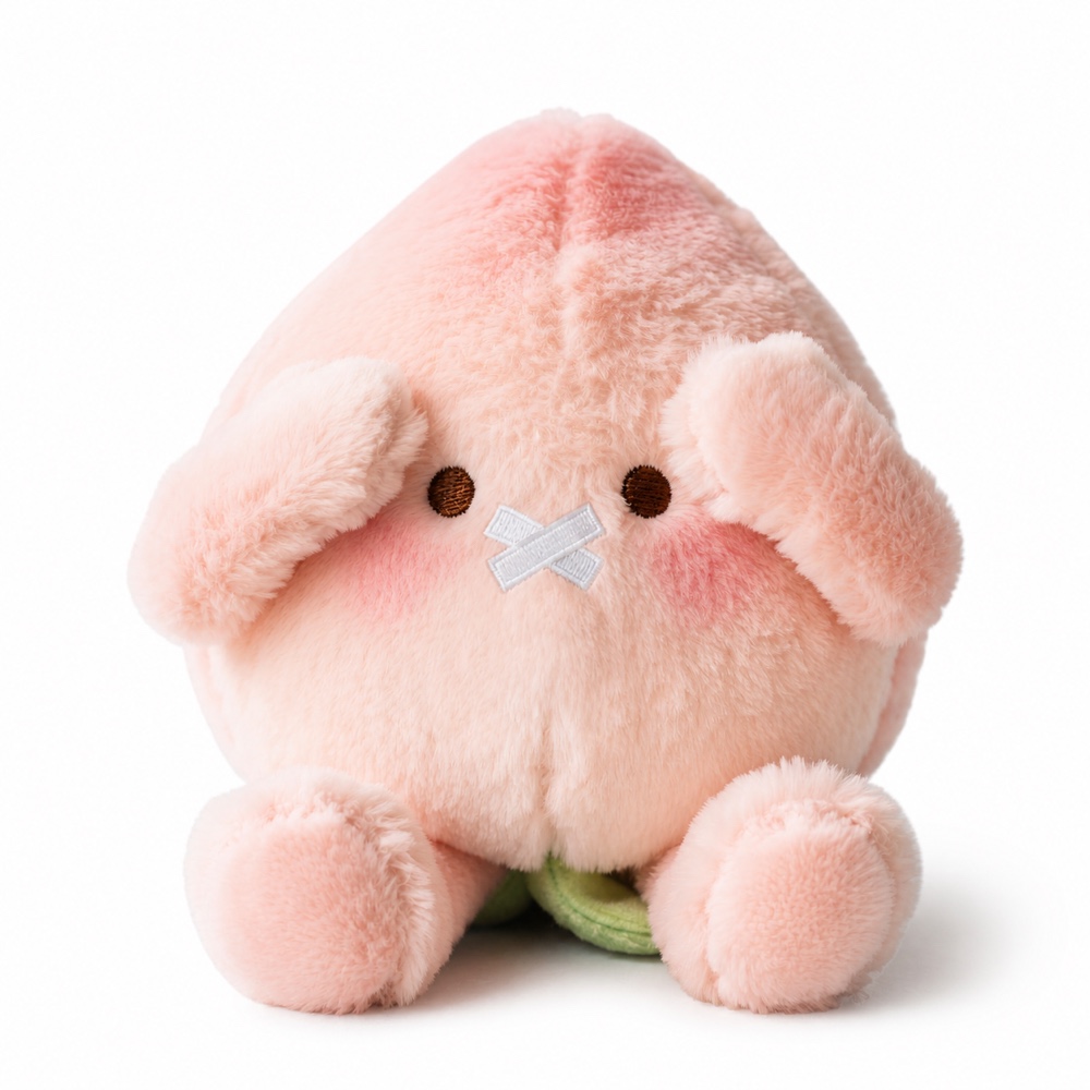 PLUSHIP Peach Plush Toy - product view 01
