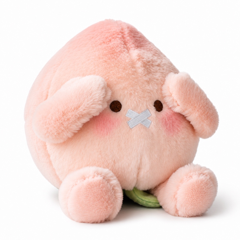 PLUSHIP Peach Plush Toy - product view 02