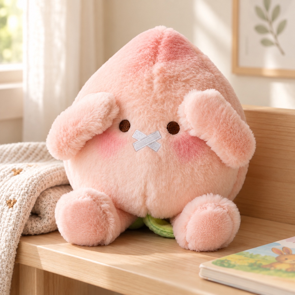 PLUSHIP Peach Plush Toy - product view 05