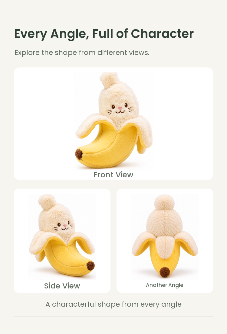 PLUSHIP Peeled Banana Plush Toy - detail 04