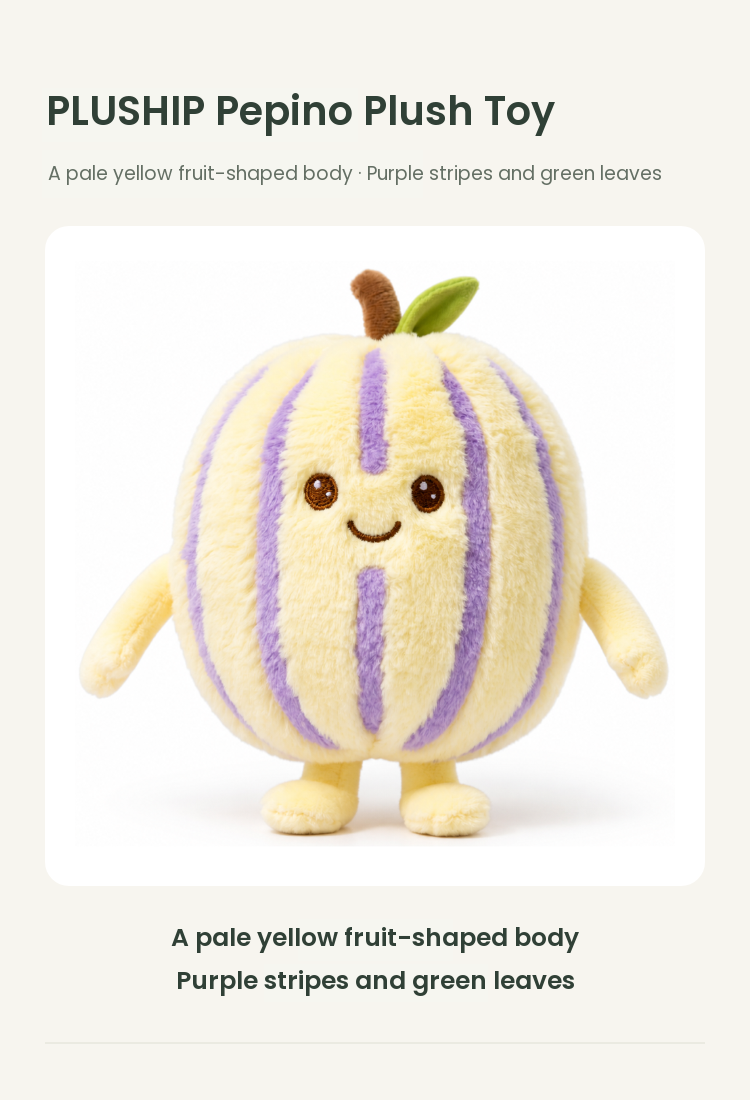 PLUSHIP Pepino Plush Toy - detail 01