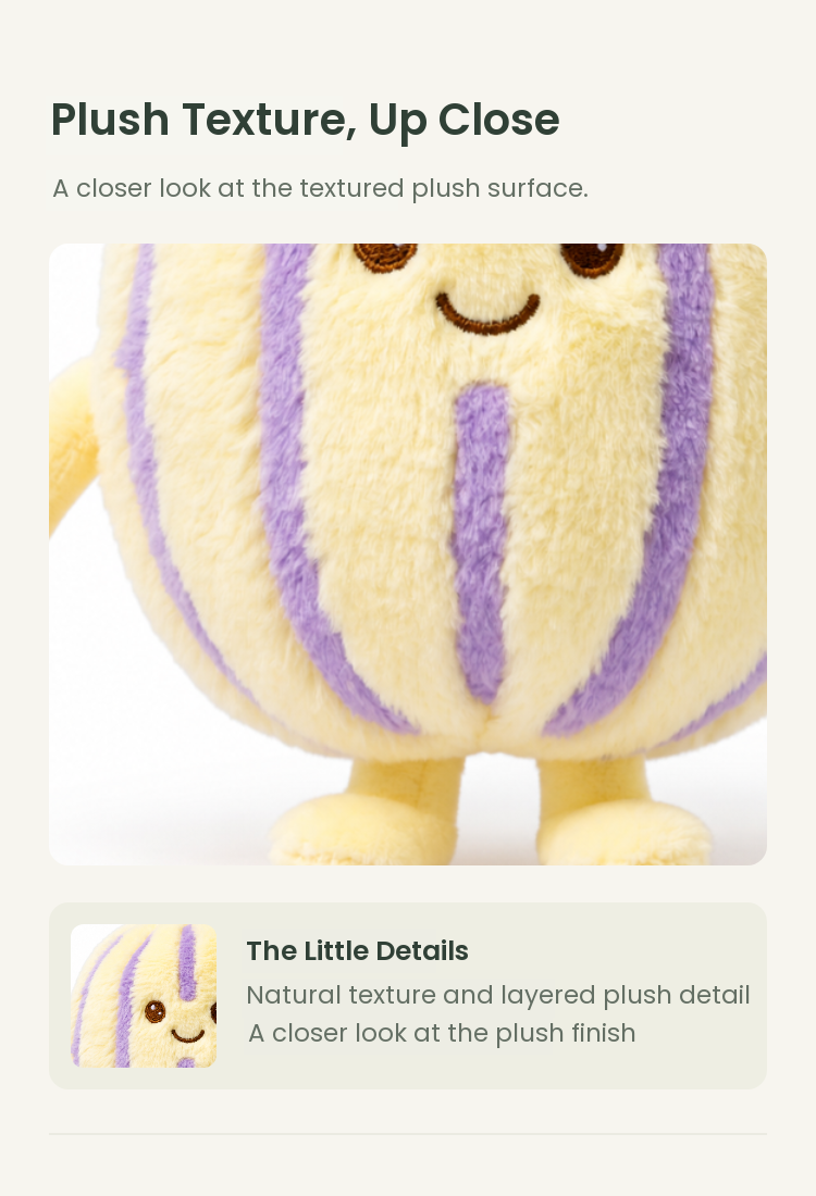 PLUSHIP Pepino Plush Toy - detail 02