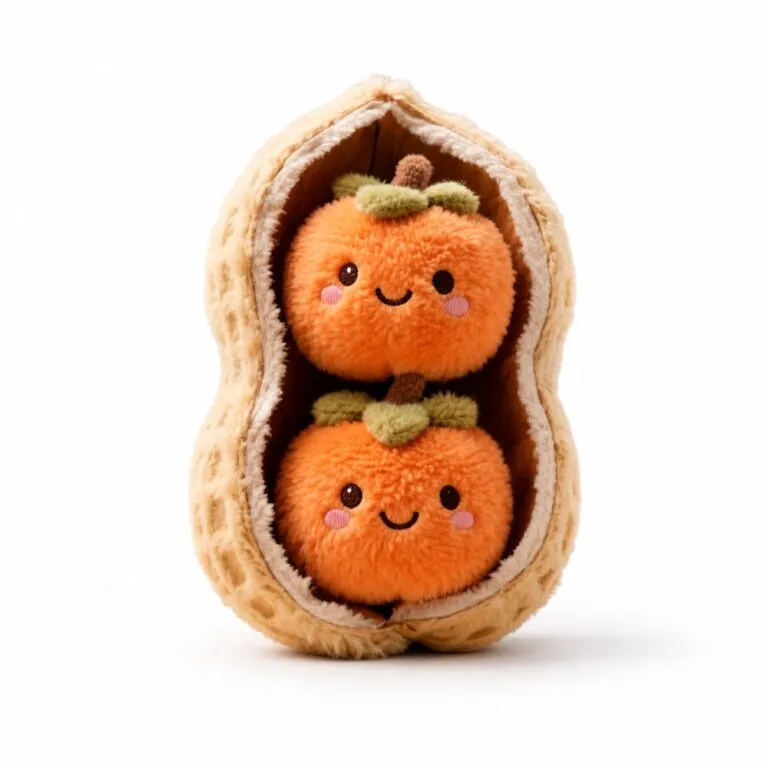 PLUSHIP Persimmon Duo Plush Toy - product view 01