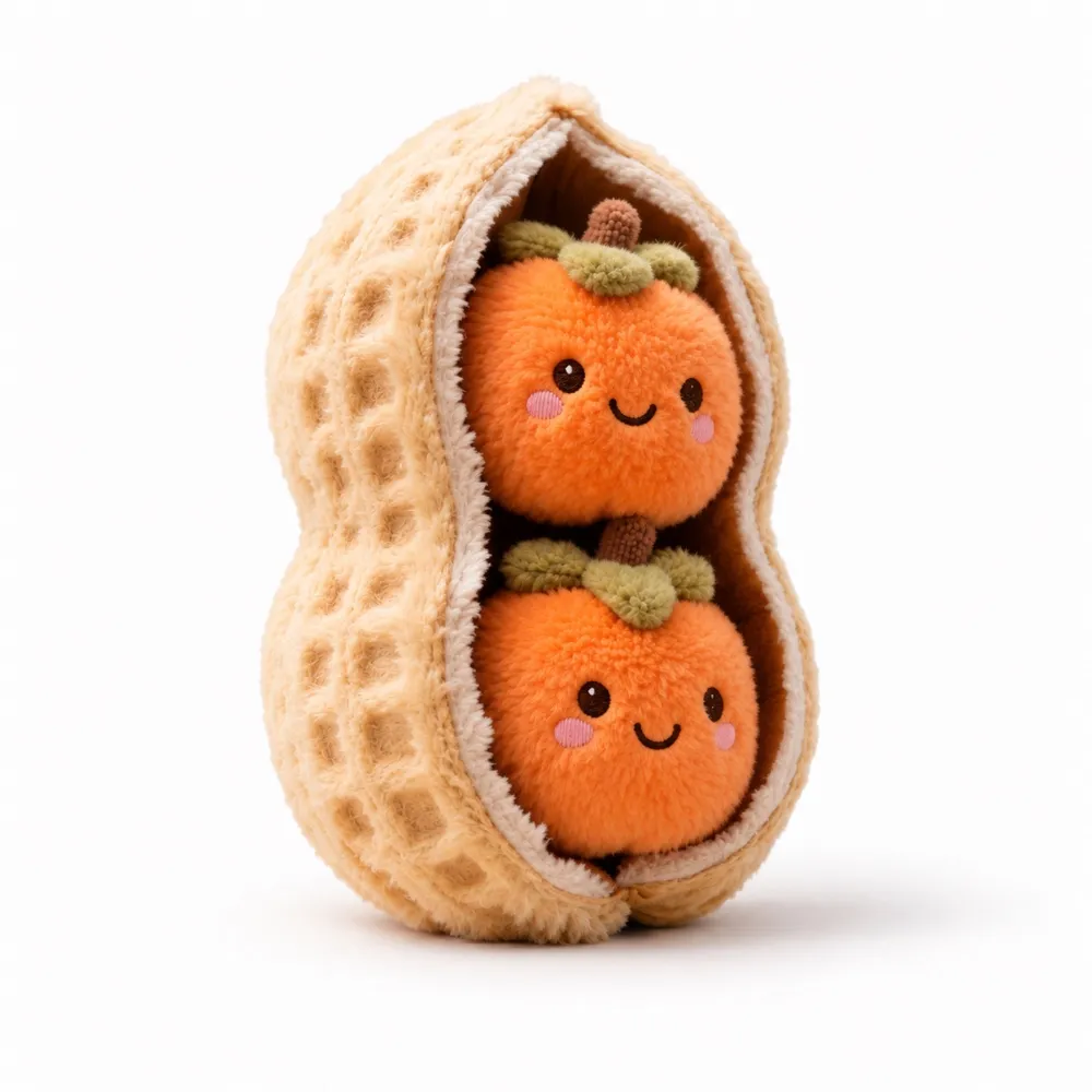 PLUSHIP Persimmon Duo Plush Toy — catalogue view