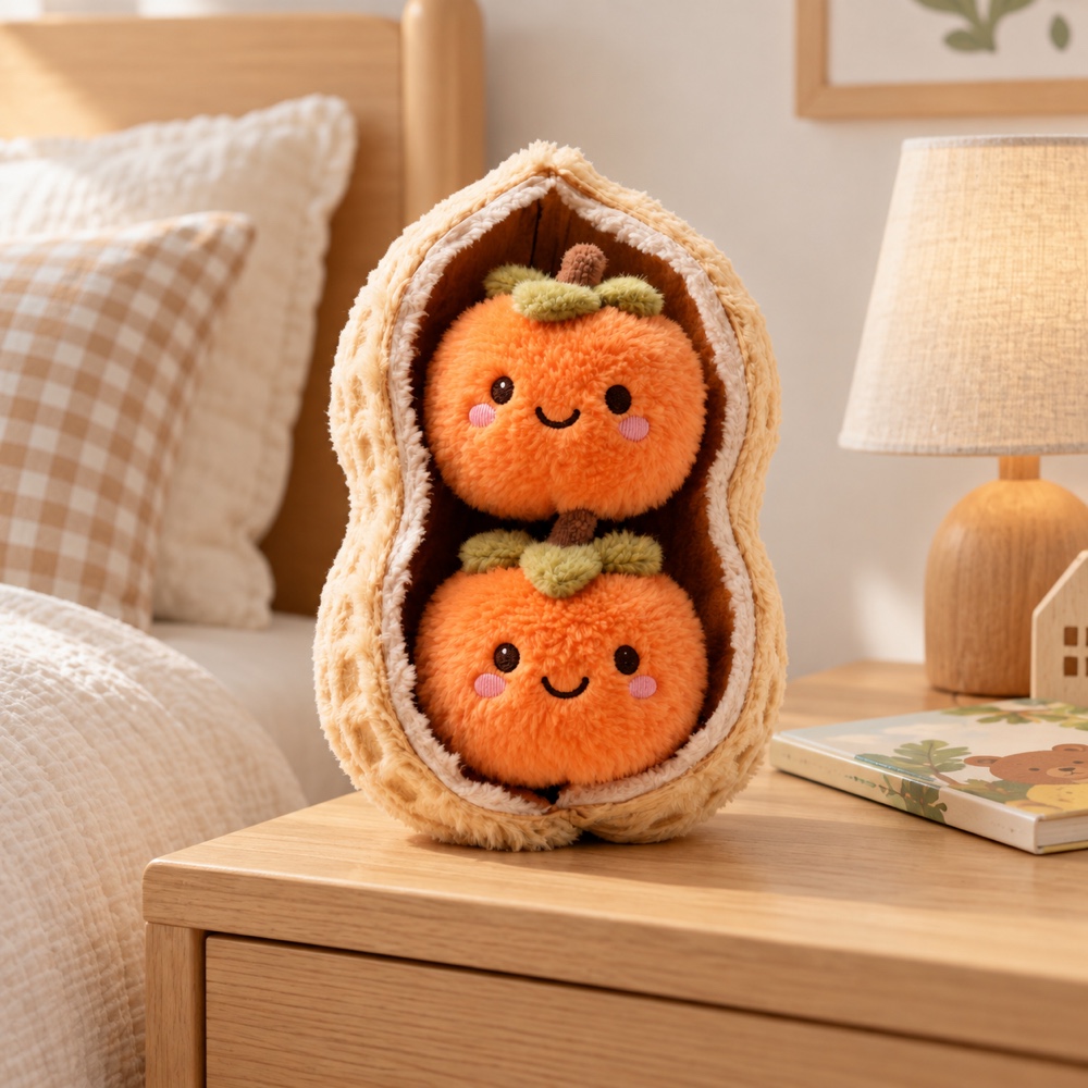 PLUSHIP Persimmon Duo Plush Toy - product view 05