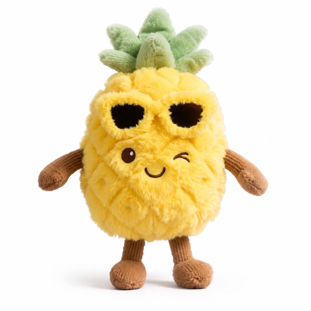 PLUSHIP Pineapple Plush Toy – Sunglasses - product view 01