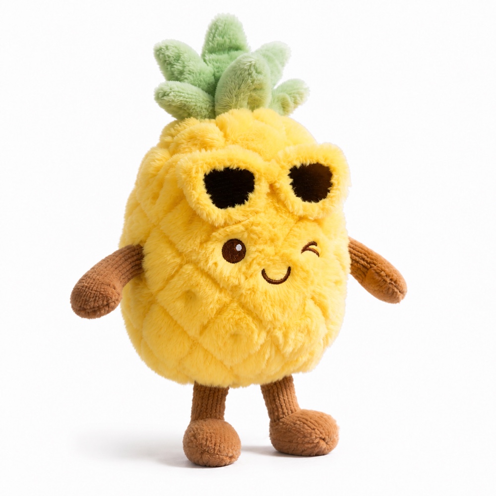 PLUSHIP Pineapple Plush Toy – Sunglasses - product view 03