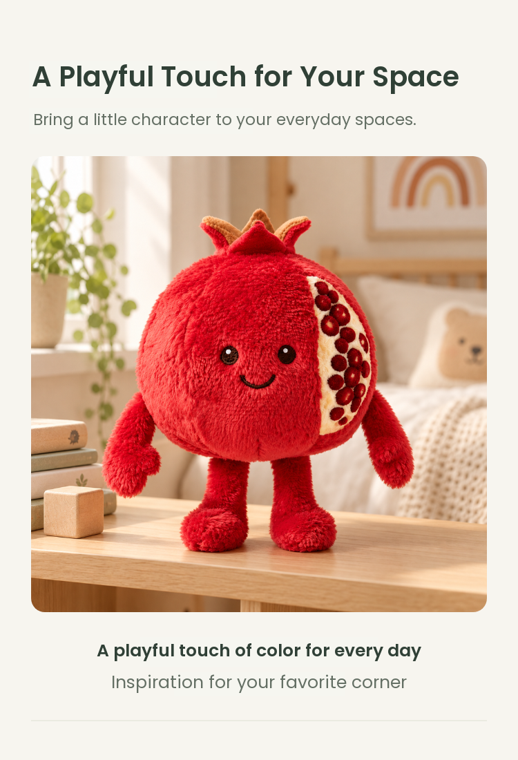 PLUSHIP Pomegranate Plush Toy - detail 05