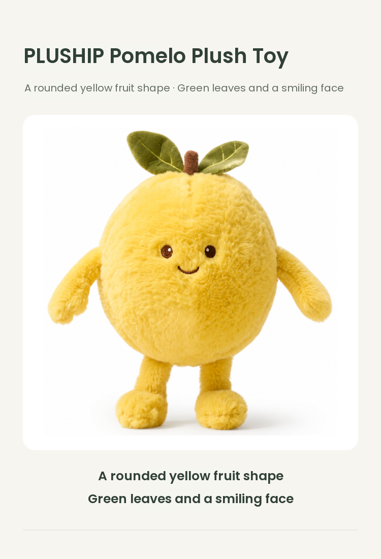 PLUSHIP Pomelo Plush Toy - detail 01