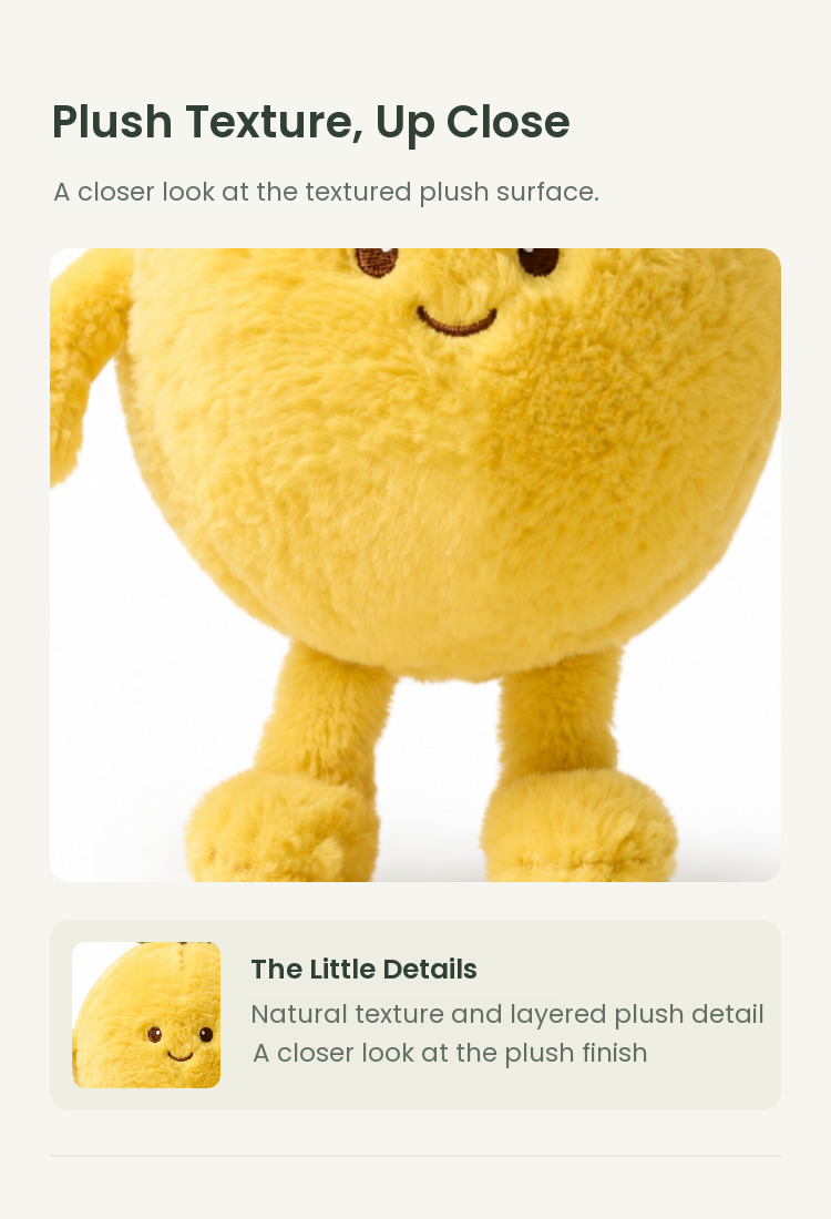 PLUSHIP Pomelo Plush Toy - detail 02