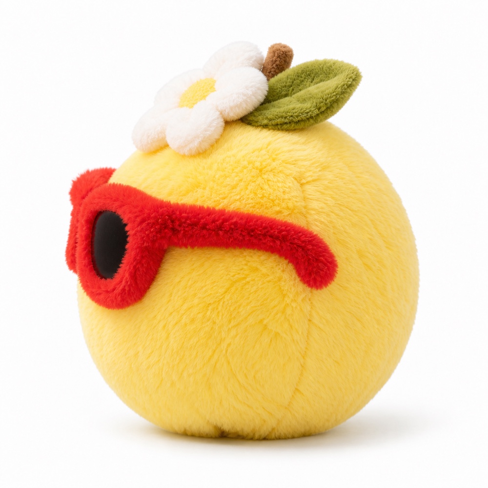 PLUSHIP Pomelo Plush Toy – Sunglasses - product view 02