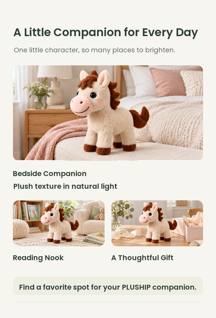 PLUSHIP Pony Plush Toy - detail 05