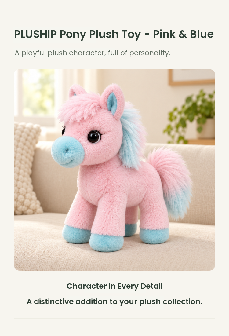PLUSHIP Pony Plush Toy - detail 01