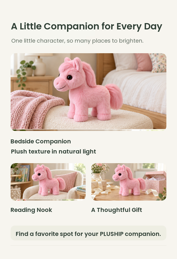 PLUSHIP Pony Plush Toy - detail 05