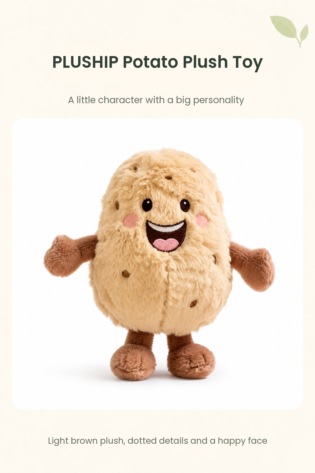 PLUSHIP Potato Plush Toy - detail 01