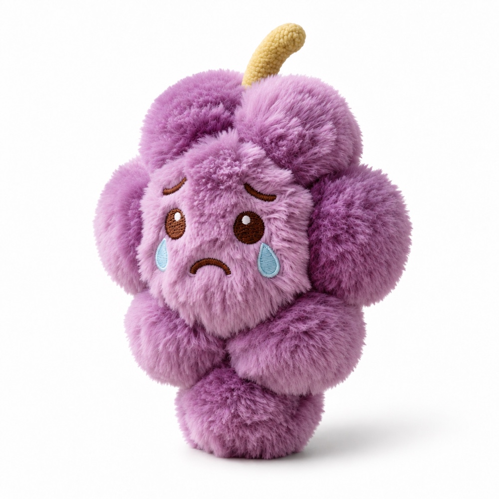 PLUSHIP Purple Grape Plush Toy - product view 03