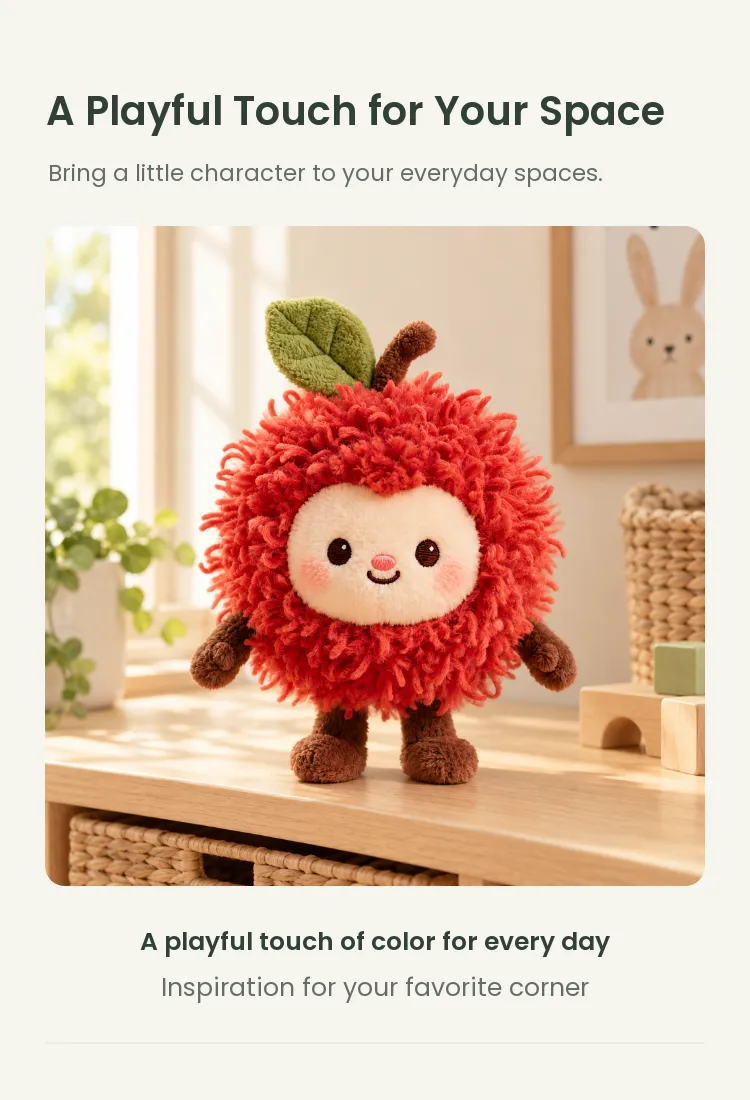 PLUSHIP Rambutan Plush Toy - detail 5