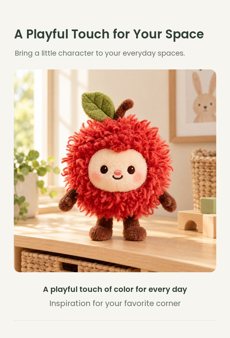 PLUSHIP Rambutan Plush Toy - detail 05