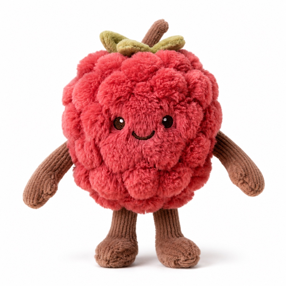 PLUSHIP Raspberry Plush Toy - product view 01