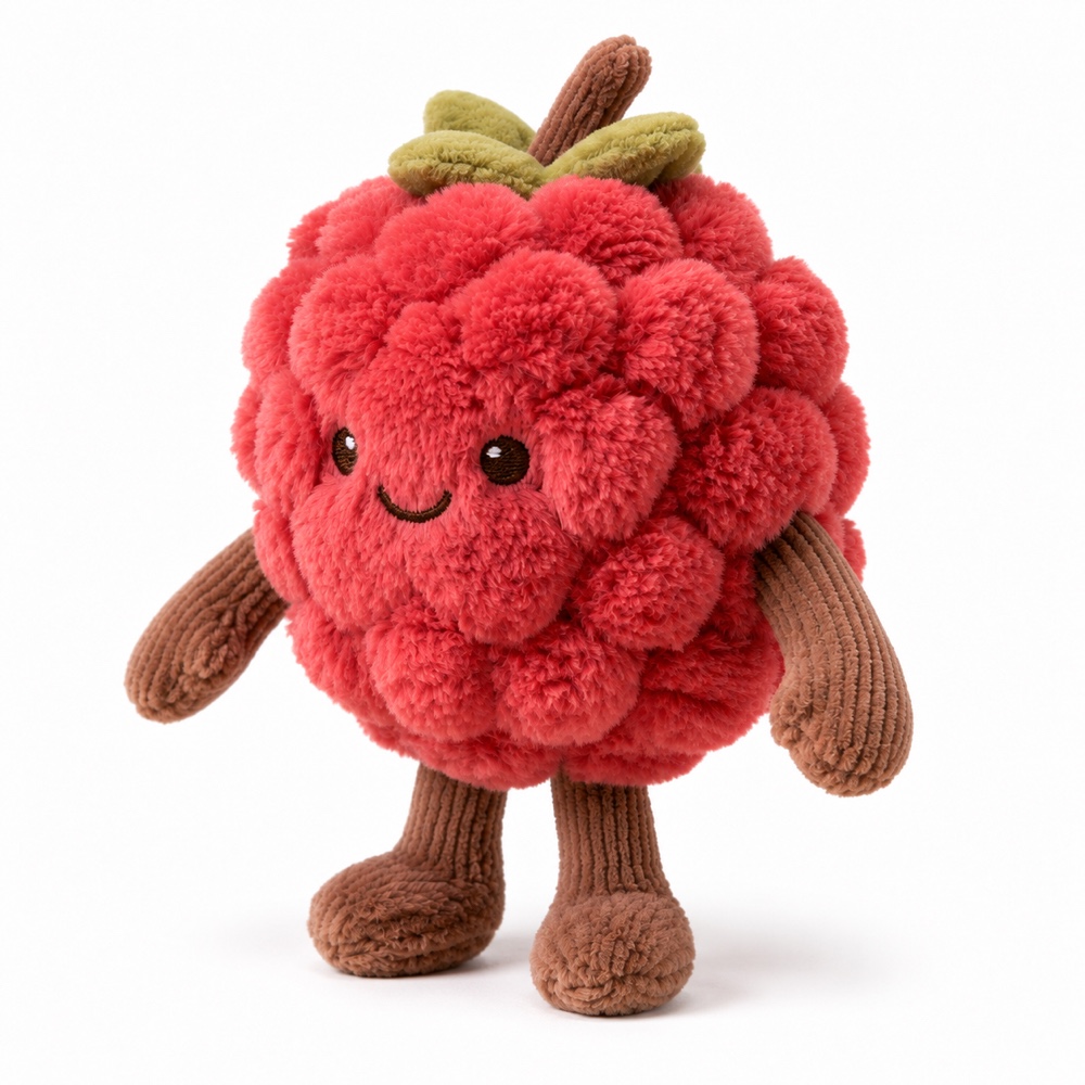 PLUSHIP Raspberry Plush Toy - product view 05