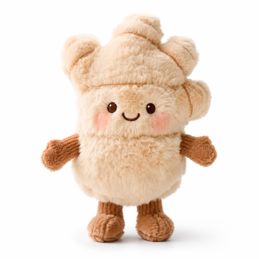 PLUSHIP Smiling Ginger Plush Toy - product view 01