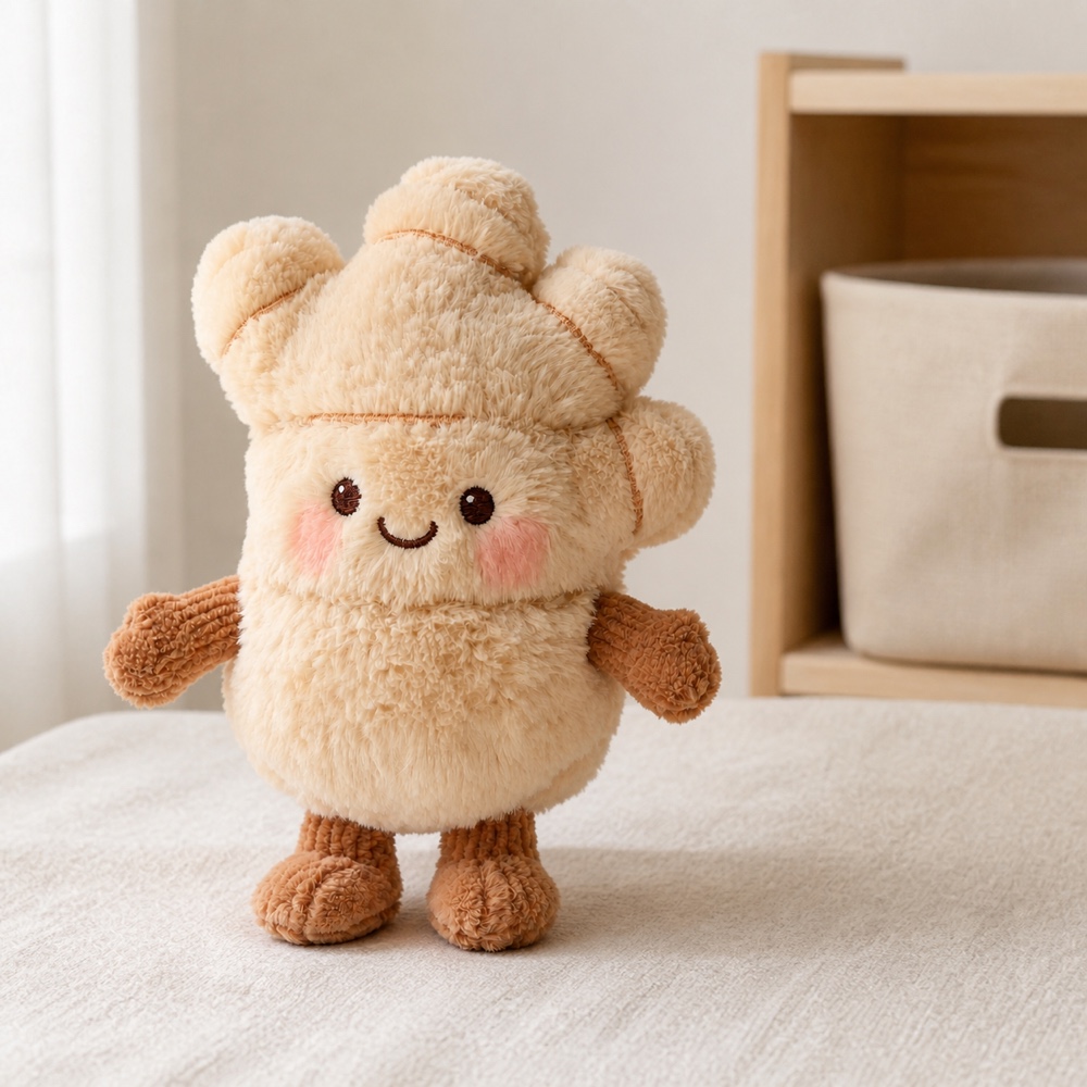 PLUSHIP Smiling Ginger Plush Toy - product view 02