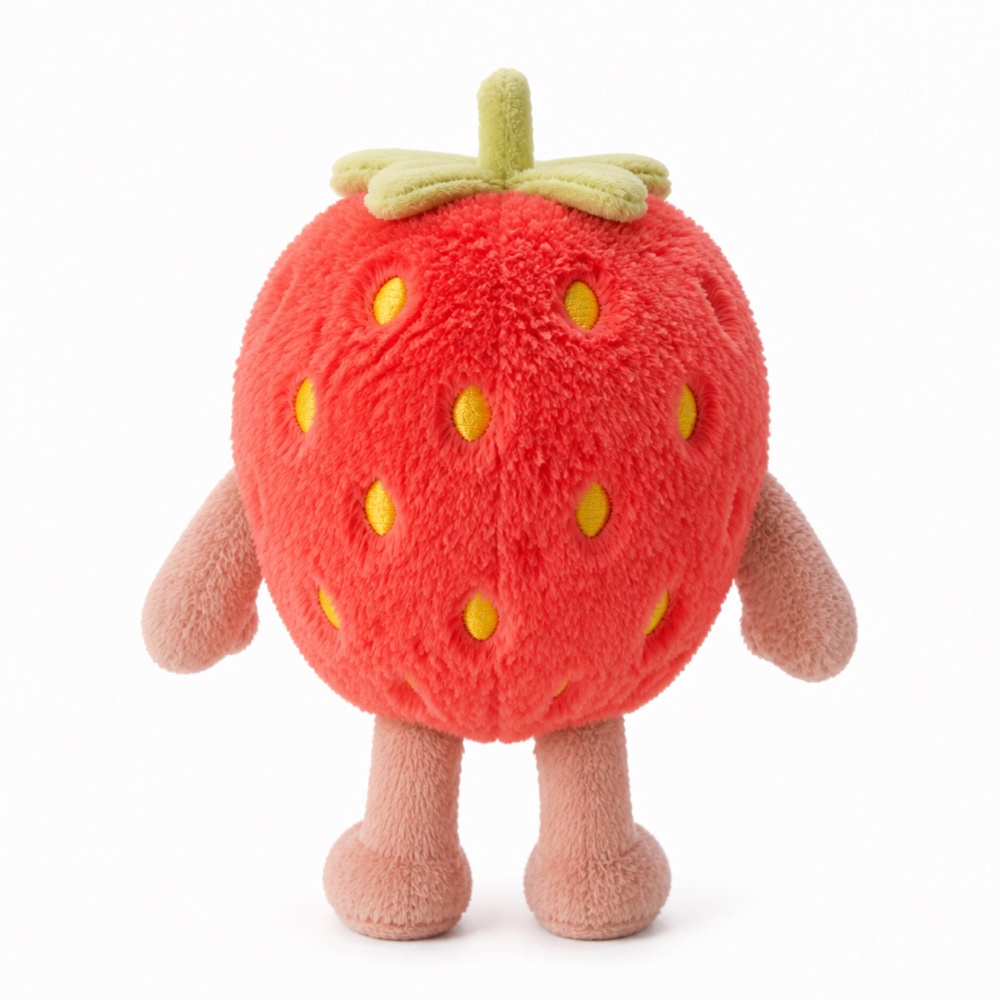PLUSHIP Smiling Strawberry Plush Toy - product view 05