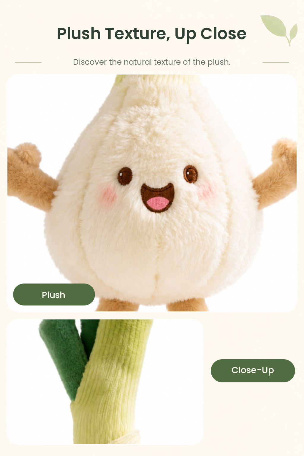 PLUSHIP Spring Onion Plush Toy - detail 02