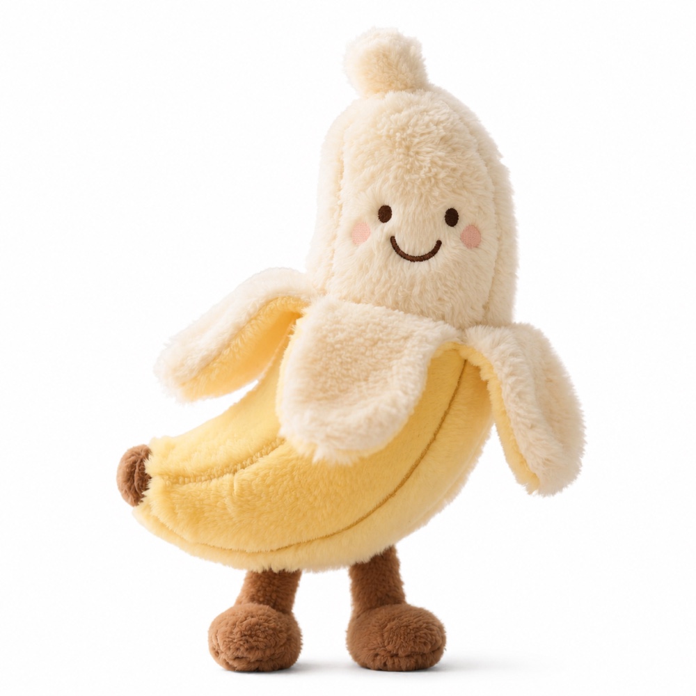 PLUSHIP Standing Banana Plush Toy - product view 01