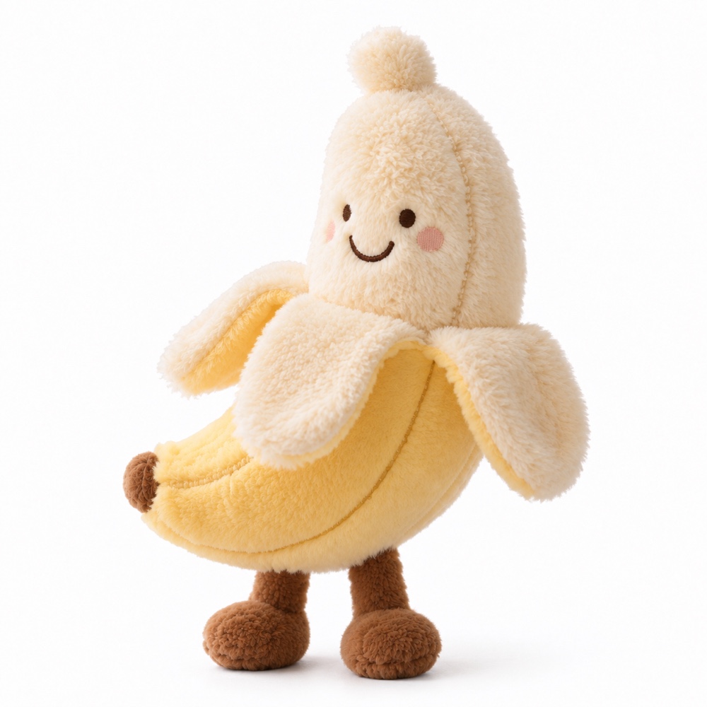 PLUSHIP Standing Banana Plush Toy - product view 03